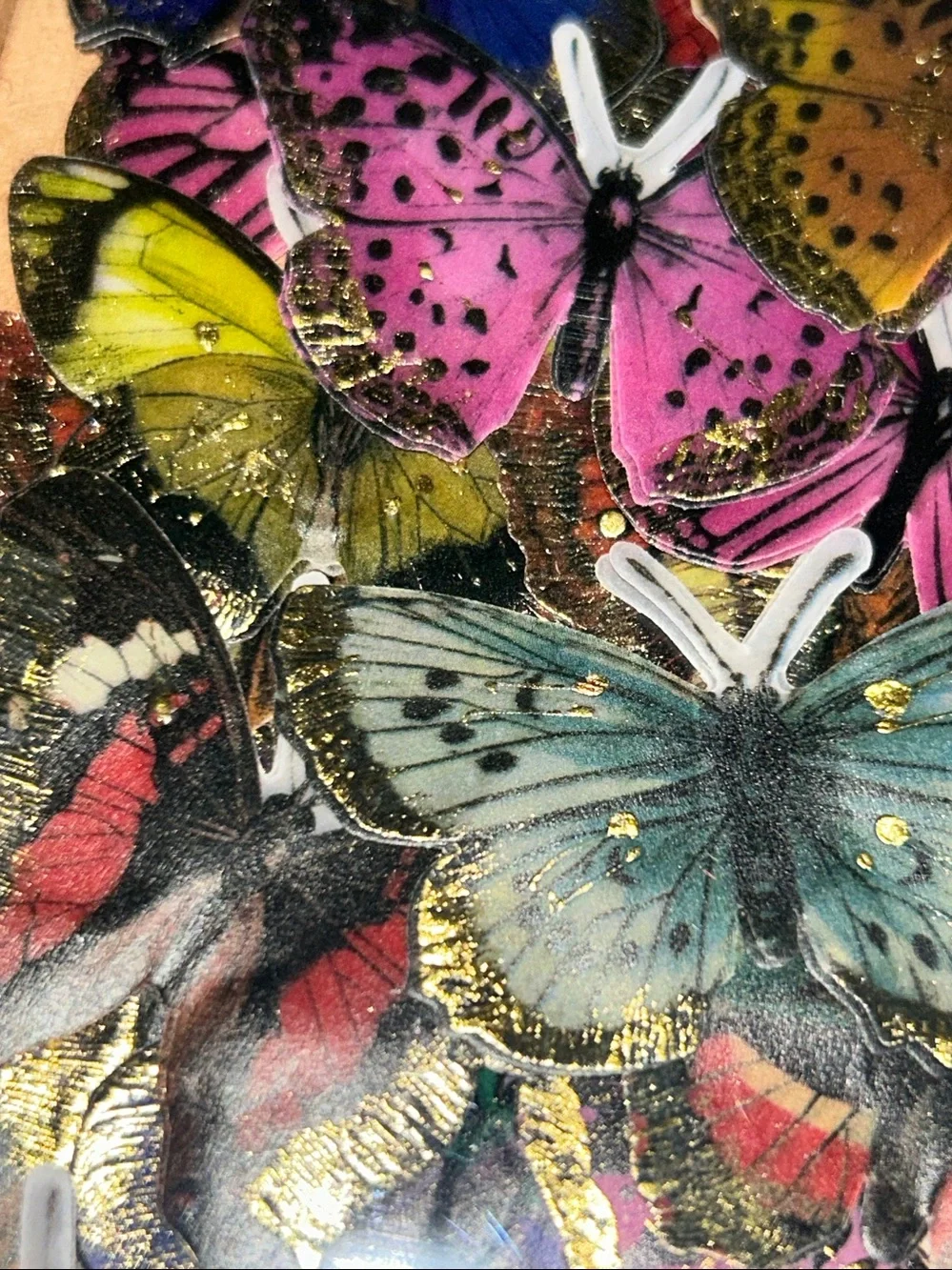 New! Lot of 48 paper butterflies for crafts
